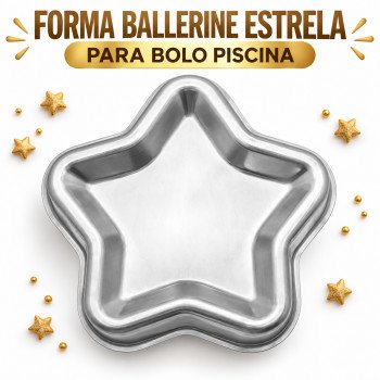 Forma Ballerine Estrela 17,5x4,5cm