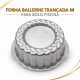 Forma Ballerine Trançada M para Bolo Piscina em Alumínio – 18 cm