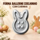 Forma ballerine coelhinho com carinha