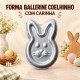 Forma ballerine coelhinho com carinha