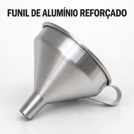 Funil de alumínio