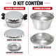 Kit forma de bolo americana + Forma hermética de pudim