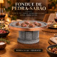 Fondue na pedra