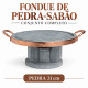 Fondue na pedra