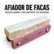 Afiador de facas de pedra