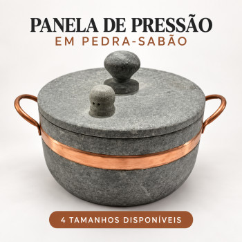 Panela de pressão de pedra sabão