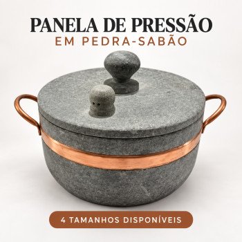 Panela de pressão de pedra sabão