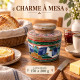 Manteigueira Francesa Decorada de Pedra-Sabão – Capacidade de 170 a 200 g