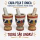 Pilão de pedra sabão decorado