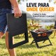 Churrasqueira Grill Maleta Pratika Preta