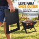 Churrasqueira Grill Maleta Pratika Preta