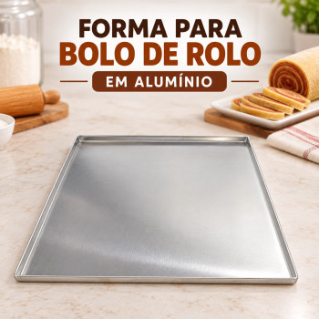 Forma para bolo de rolo