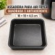 Assadeira quadrada antiaderente