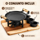 Conjunto fogareiro com molheira Fumil