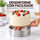 Forma redonda fundo móvel 20