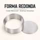 Forma redonda fundo móvel 20