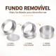 Forma redonda fundo móvel 20