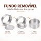 Forma redonda fundo móvel 20