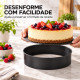 Forma Redonda Antiaderente com Fundo Removível 24 cm