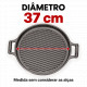 Chapa Redonda Estriada 370