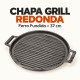 Chapa Redonda Estriada 370