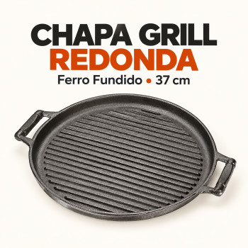 Chapa Redonda Estriada 370