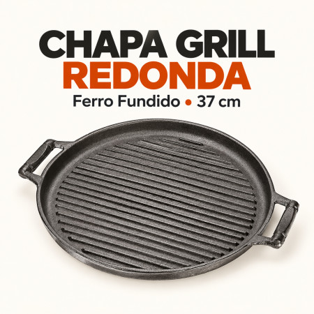 Chapa Redonda Estriada 370