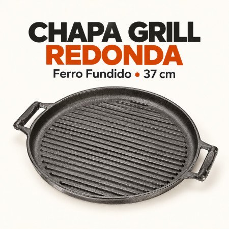 Chapa Redonda Estriada 370