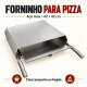 Forninho para preparar pizza na Churrasqueira