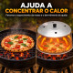 Abafador de Pizza para Churrasqueira 35