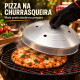 Abafador de Pizza para Churrasqueira 35