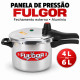 Panela de Pressão em Alumínio com Fechamento Externo Fulgor – 4 ou 6 Litros