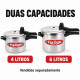 Panela de Pressão em Alumínio com Fechamento Externo Fulgor – 4 ou 6 Litros