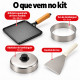 Kit para hambúrguer 4 peças