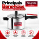Panela de pressão 4,5 litros polida Alegrete