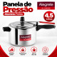 Panela de pressão 4,5 litros polida Alegrete