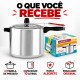 Panela de pressão 10 litros polida