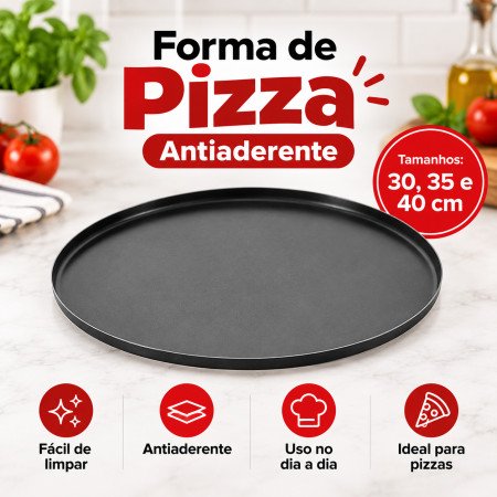 Forma de pizza 35 antiaderente
