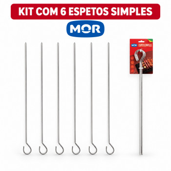 Kit espetos simples - Mor