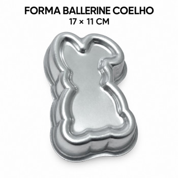 Forma de bolo coelhinho em pé