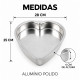 Forma de bolo coração