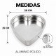 Forma de bolo coração