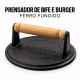Prensador de bife burguer