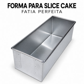 Forma para Slice Cake em Alumínio – Fatia Perfeita – 2 Tamanhos