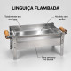Linguiceira em aço inox
