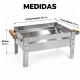 Linguiceira em aço inox
