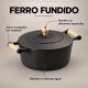 Caçarola de ferro fundido com alças de Madeira 16 cm - Libaneza