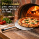 Pá de pizza alumínio pequena