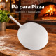 Pá de pizza alumínio pequena