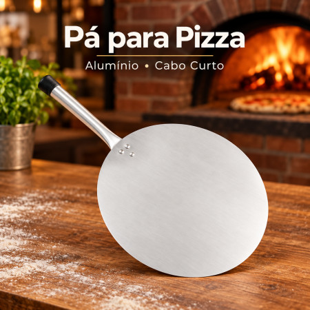 Pá de pizza alumínio pequena